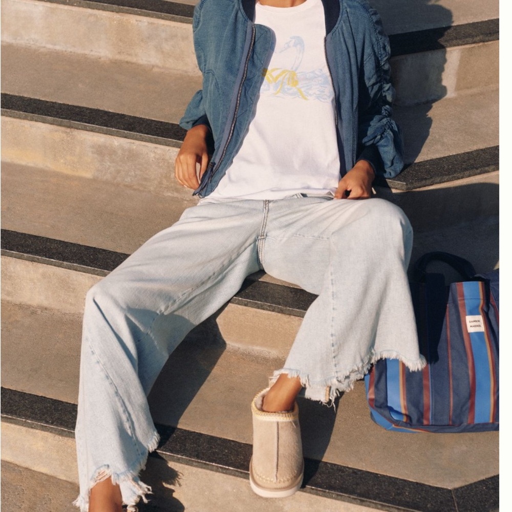 Pulcro Adi Regenerative Cotton Mid-Rise Flare Jeans - Picture 4 of 7